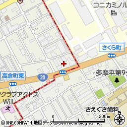 東京都八王子市高倉町35周辺の地図