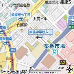 博多慶州 銀中店周辺の地図
