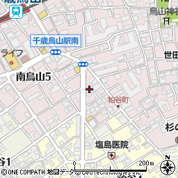 世田谷信用金庫烏山支店周辺の地図