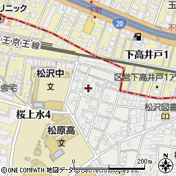 東京都世田谷区赤堤5丁目40-5周辺の地図