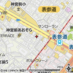 東京都渋谷区神宮前5丁目2-28周辺の地図