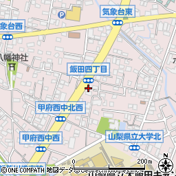 関東自動車共済協同組合　山梨県支部周辺の地図