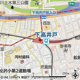 リモーネ下高井戸店周辺の地図