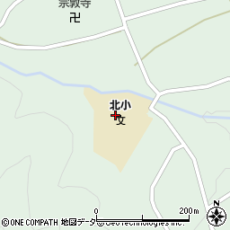 中津川市立付知北小学校周辺の地図