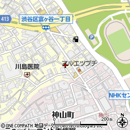 コインパーク富ヶ谷駐車場周辺の地図
