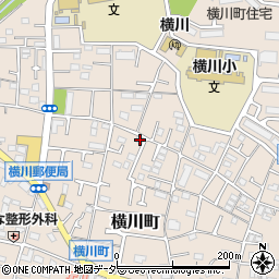 東京都八王子市横川町447周辺の地図