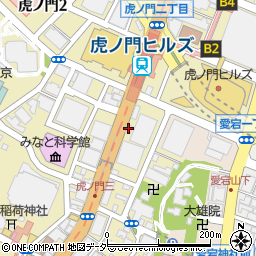 東京都港区虎ノ門3丁目周辺の地図