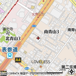 東京都港区南青山3丁目11-3周辺の地図