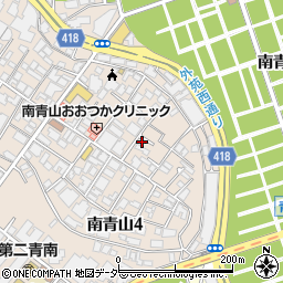 東京都港区南青山4丁目7-17周辺の地図