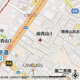 ｖｉｃｃａ南青山店周辺の地図