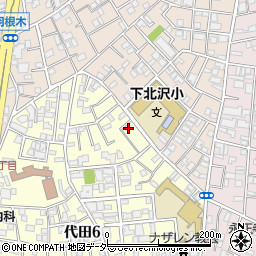 東京都世田谷区代田6丁目14-7周辺の地図