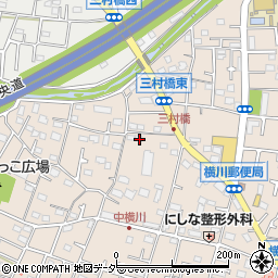 東京都八王子市横川町733周辺の地図