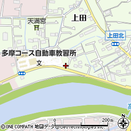 東京都日野市上田447周辺の地図