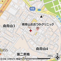 東京都港区南青山4丁目10周辺の地図