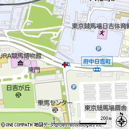 東京競馬場東門周辺の地図