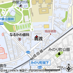 千葉県四街道市鹿渡813周辺の地図
