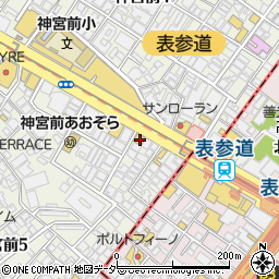 東京都渋谷区神宮前5丁目2-29周辺の地図