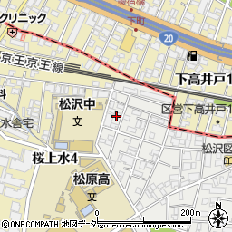 東京都世田谷区赤堤5丁目38-13周辺の地図