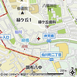 東京都調布市緑ケ丘1丁目11-9周辺の地図