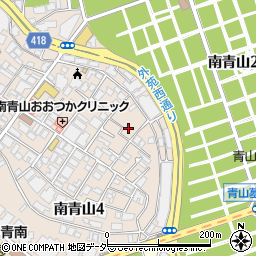 東京都港区南青山4丁目6-10周辺の地図