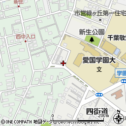 千葉県四街道市四街道1532-57周辺の地図