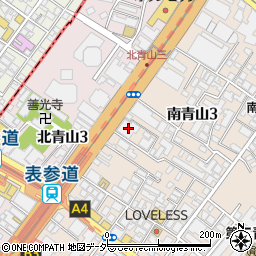 東京都港区南青山3丁目11-13周辺の地図