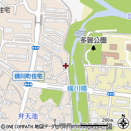 東京都八王子市横川町107周辺の地図