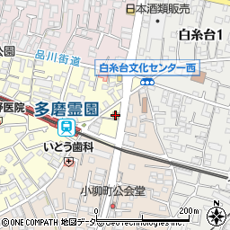 ニューヤマザキデイリーストア府中鎌田店周辺の地図