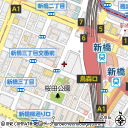 北海道料理 ユック 新橋店周辺の地図