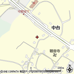 千葉県四街道市中台268周辺の地図