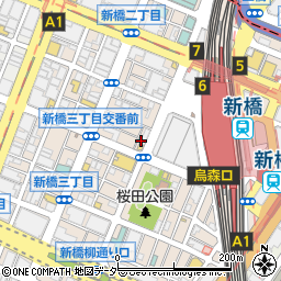 Cheer up Tokyo 新橋店周辺の地図