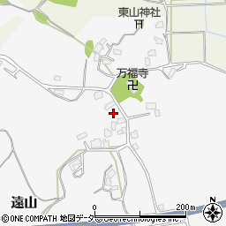 千葉県横芝光町（山武郡）遠山周辺の地図