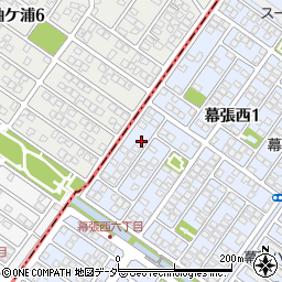 千葉県千葉市美浜区幕張西1丁目24-16周辺の地図