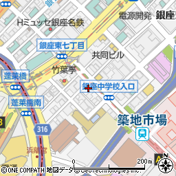株式会社沖縄タイムス社東京支社周辺の地図
