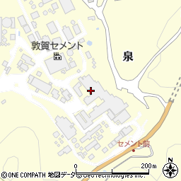 敦賀セメント株式会社　経理グループ周辺の地図