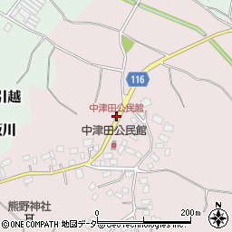 中津田公民館周辺の地図