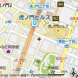ＮＴＴル・パルク虎ノ門第１駐車場周辺の地図