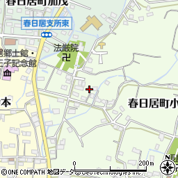 山梨県笛吹市春日居町小松30-3周辺の地図