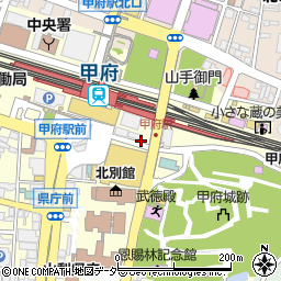 ニッポンレンタカー甲府駅前営業所周辺の地図