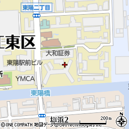東京都江東区東陽2丁目周辺の地図