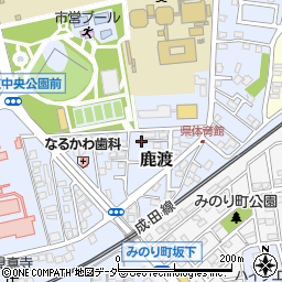 千葉県四街道市鹿渡814-6周辺の地図