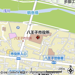 〒192-0000 東京都八王子市（以下に掲載がない場合）の地図