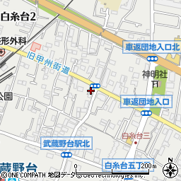 個別指導スクールＩＥ武蔵野台校周辺の地図
