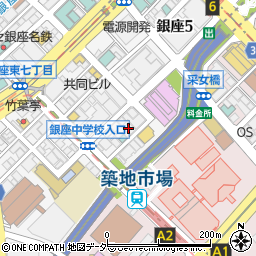 永谷建物管理株式会社管理室　銀座永谷タウンプラザ周辺の地図
