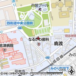 千葉県四街道市鹿渡951-13周辺の地図