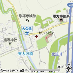 東京都八王子市下恩方町3283周辺の地図