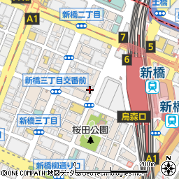 土間土間 新橋SL広場店周辺の地図