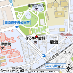 千葉県四街道市鹿渡951-7周辺の地図