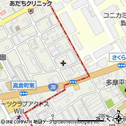 ささら屋東京八王子店周辺の地図