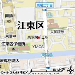 京葉銀行東陽町支店周辺の地図